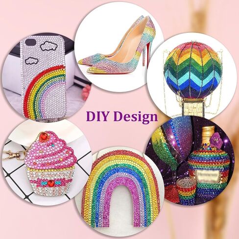 40 Colors Resin Jelly Rhinestones for Bedazzling, 3mm 32000 Pcs Flatback Gems for Crafting,Rhinestone Kit with B7000 Glue for Nail Rhinestones, Shoes, Crafts, Diamond Art & DIY Bedazzler Projects in Kuwait