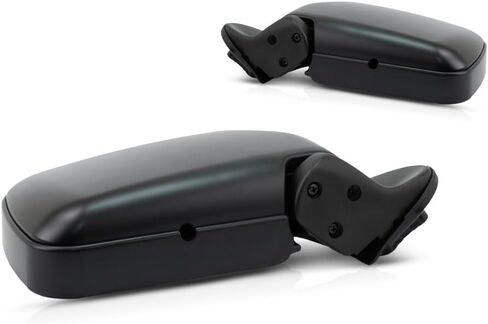 For Toyota 4Runner 1990 91 92 1993 Door Mirror Driver and Passenger Side | Pair | Manual | Non-Heated | Folding | Smooth Black | TO1321154, TO1320154 | 8791089155, 8794089151 in Kuwait