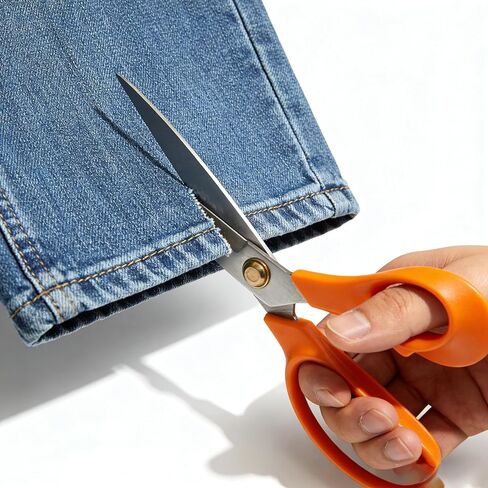 Heavy Duty Scissors, Ultra Sharp Stainless Steel Scissors with Ergonomic Comfort Grip Handles for Sewing, Tailoring, Office, Home, School & Craft Use, 9.84 Inch in Kuwait