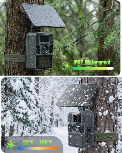 Solar Trail Camera no WiFi Rechargeable (Green) in Saudi Arabia