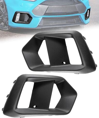 Fog Light Housing Cover Kit Compatible with Ford Focus RS 2016-2018, Driver and Passenger Side OEM Style Trim Set Replacement for G1EZ15266A G1EZ15266B G1EZ17B814A G1EZ17B814B in Saudi Arabia