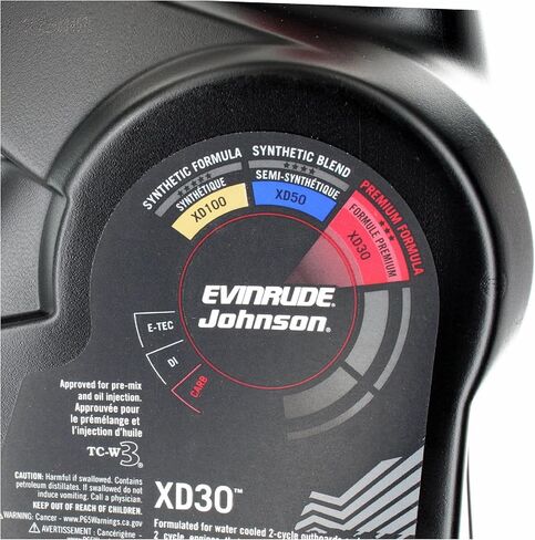 زيت Evinrude/Johnson الجديد OEM XPS Marine XD30 ثنائي الشوط، 2 جالون، 779725 in Kuwait