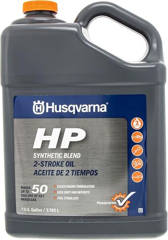 Husqvarna Set of 2 OEM HP 2 Stroke Engine Oil 1 Gallon Bottle 593152605 … in Kuwait