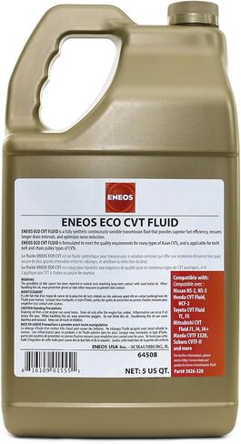 ENEOS ECO CVT Fully Synthetic Continuously Variable Transmission Fluid, 5 Quart in Kuwait