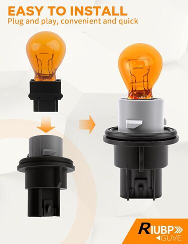 2PCS Turn Signal Socket with Wiring Harness and Bulb Fit for Dodge Ram 1500 2009-2012, for Dodge Ram 2500 3500 2011-2012 Replace 68083021AA in Saudi Arabia