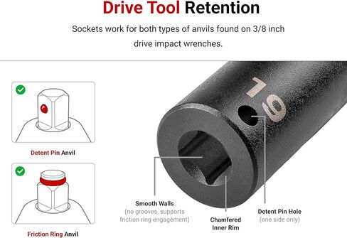 TEKTON 1/4 Inch Drive x 11/16 Inch Semi-Deep 6-Point Impact Socket | SID04017 in Kuwait