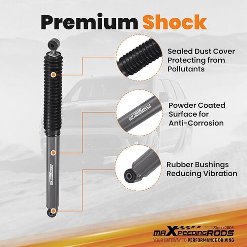 مجموعة رفع maxpeedingrods مقاس 6 بوصات لسيارة Ford F-150 Bronco 4WD 1980-1996، مع نوابض رفع الصدمات in Kuwait