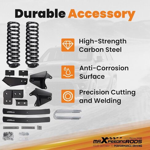 مجموعة رفع maxpeedingrods مقاس 6 بوصات لسيارة Ford F-150 Bronco 4WD 1980-1996، مع نوابض رفع الصدمات in Kuwait