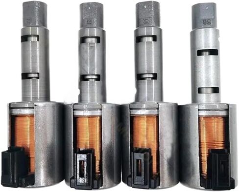 ​4 PCS Transmission CVT Solenoid Valve JF015E RE0F11A For 2012-2015 Compatible For Note Sentra Tiida Versa Suzuki Swift Spark in Saudi Arabia