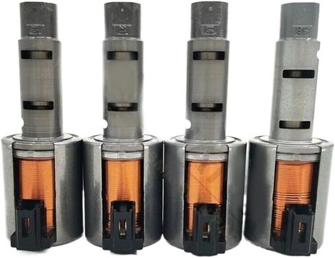 ​4 PCS Transmission CVT Solenoid Valve JF015E RE0F11A For 2012-2015 Compatible For Note Sentra Tiida Versa Suzuki Swift Spark in Saudi Arabia