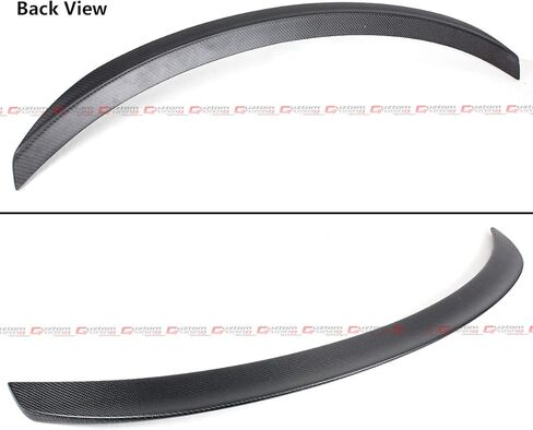 Real Full Dry Carbon Fiber Rear Tailgate Trunk Spoiler Compatible for 2017-2023 Tesla Model 3-Matt Finish in Kuwait