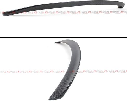 Real Full Dry Carbon Fiber Rear Tailgate Trunk Spoiler Compatible for 2017-2023 Tesla Model 3-Matt Finish in Kuwait