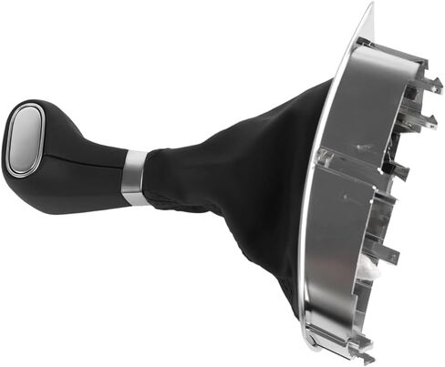 مقبض ناقل الحركة الأوتوماتيكي مناسب لسيارة Volkswagen VW Rabbit 2006 2007 2008 2009 2010 2011 2012 2013 Golf 5/Golf 6/2006-2011 Jetta MK5، ناقل الحركة الجلدي الأصلي مع الحذاء، 1K1713203AG in Kuwait