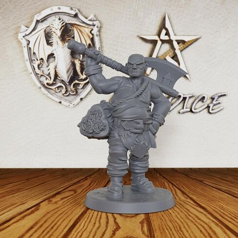 Minis من الراتنج غير المصبوغ للعبة RPG على الطاولة - مجموعة قرية الخيال الشعبية بمقياس 28 مم لأساتذة الزنزانات وهدية RPG - 3 قطع من المنمنمات البشرية المنمنمة لألعاب الطاولة - سكان المدينة الذكور (AS613) in Kuwait