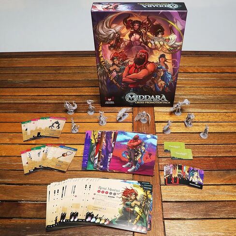 Middara: Cross-Promotion Pack - Expansion, 10 New Plastic Miniatures & Cards, Character Alts, RPG Upgrade Components, Dungeon Crawler Roleplaying Game in Saudi Arabia