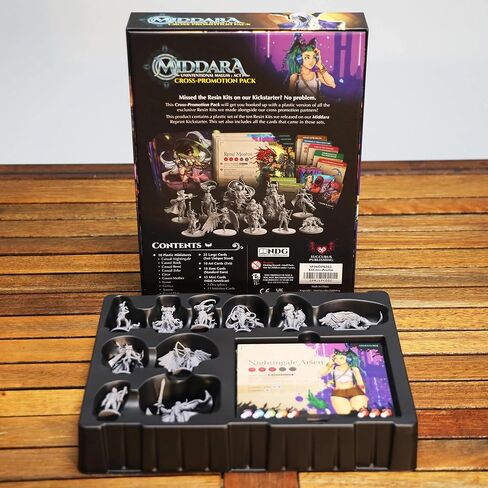 Middara: Cross-Promotion Pack - Expansion, 10 New Plastic Miniatures & Cards, Character Alts, RPG Upgrade Components, Dungeon Crawler Roleplaying Game in Saudi Arabia