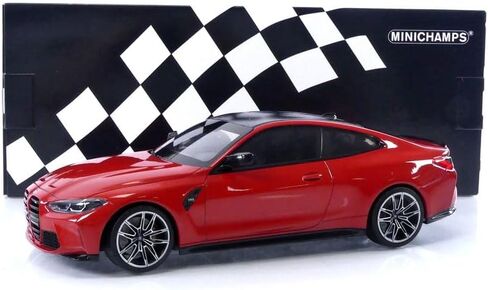Minichamps 155020121 1:18 BMW M4-2020-Red Collectible Miniature Car, Red in Saudi Arabia