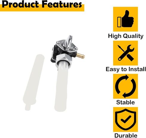 62169-95B 62169-95 Fuel Valve Petcock 22mm Straight Outlet Compatible with Harley Sportster 883 1200 XLH 1995-2006 in Saudi Arabia