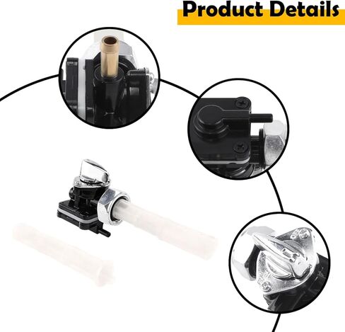 62169-95B 62169-95 Fuel Valve Petcock 22mm Straight Outlet Compatible with Harley Sportster 883 1200 XLH 1995-2006 in Saudi Arabia