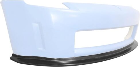 IKON MOTORSPORTS، الشفة الأمامية الممتصة للصدمات متوافقة مع 2003-2005 Nissan Fairlady Z33 350Z، IKON V7 Style Black PU Air Dam Chin Spoiler Splitter، 2004 in Kuwait