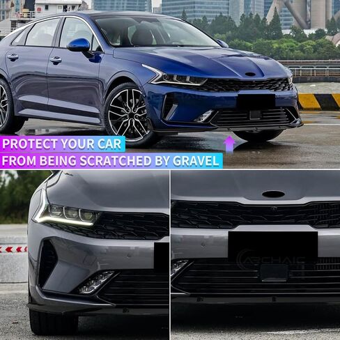 Front Bumper Lip Compatible with Kia K5 GT-Line 2020-2025,3 PCS Gloss Black Front Splitter in Saudi Arabia