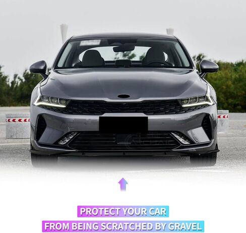 Front Bumper Lip Compatible with Kia K5 GT-Line 2020-2025,3 PCS Gloss Black Front Splitter in Saudi Arabia