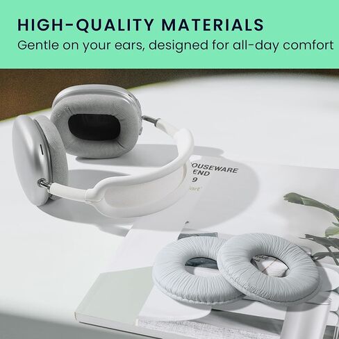 kwmobile Ear Pads Compatible with Sony MDR-ZX110 / MDR-ZX310 Earpads - 2X Replacement for Headphones - White in Saudi Arabia