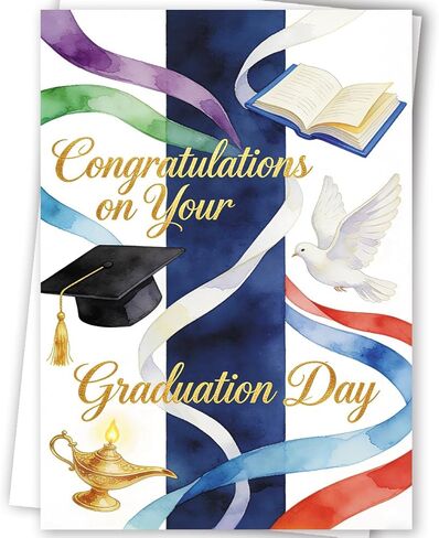 FANCYLUCKY Happy Kindergarten Graduation Card for Boys Girls, Funny Kindergarten Graduation Gifts for Son Daughter, First Grade Here, Come Card in Saudi Arabia