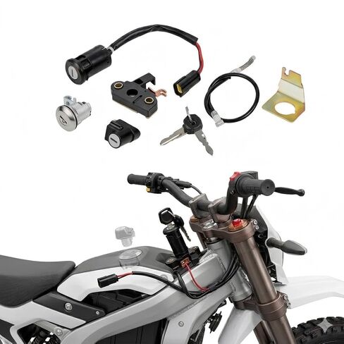 مفتاح الإشعال لـ Surron Ultra Bee، مجموعة أسطوانة قفل الإشعال للدراجة الترابية الكهربائية لـ Sur Ron Ultra Bee Ebike in Kuwait