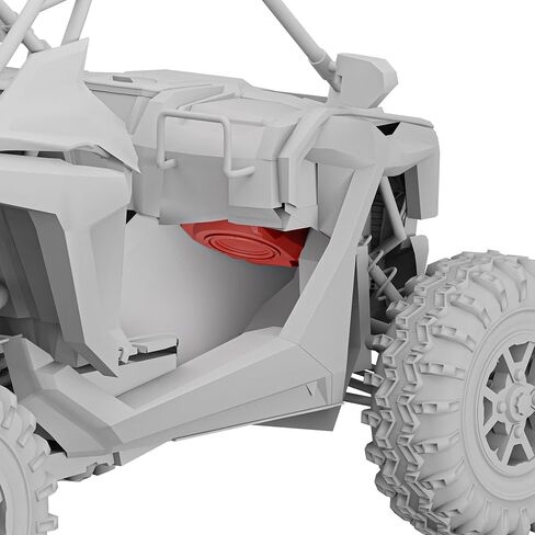 DS18 Polaris RZR Pro (2020-2024) حاوية مضخم صوت مقاس 10 بوصات تحت لوحة القيادة - 1200 واط كحد أقصى / 600 واط RMS، مقاومة للماء IP65، مزدوج 4 أوم، نظام جهير UTV مناسب لتصنيع المعدات الأصلية in Kuwait