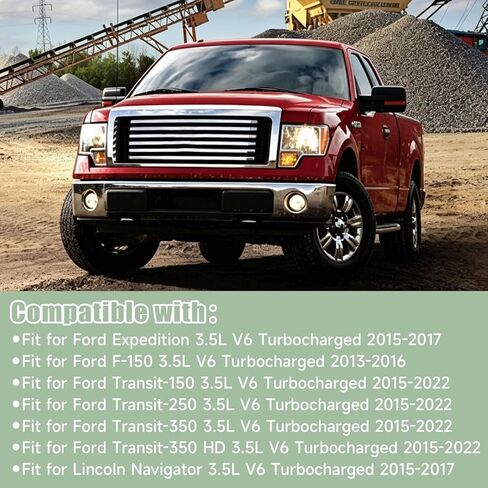 Engine Valve Covers Set Left & Right Compatible with Ford F-150 Expedition Transit 150 250 350 Lincoln Navigator 3.5L V6 Turbo Replace BL3Z-6582-H DL3Z-6582-C in Saudi Arabia