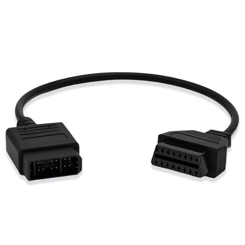 كابل محول obd1 إلى obd2 لمركبات نيسان obd2 16pin إلى obd1 14pin obdii موصل تشخيص السيارة متوافق مع الماسح الضوئي التشخيصي obd ii (14pin لنيسان) in Kuwait