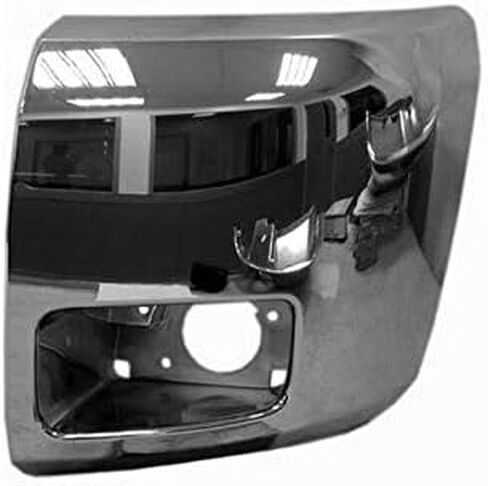 Marketplace Auto Parts Front Left Driver Side Front Bumper End - Chrome - Compatible with 2012-2013 Chevy Silverado 1500 (for Use with Fog Lights) in Kuwait