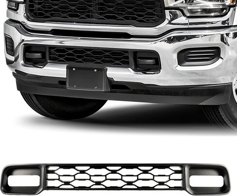 Front Bumper Lower Grill Compatible with RAM 2500 3500 2019-2024, Bumper Grille with Sensor Holes Replacement for 68384294AA in Saudi Arabia