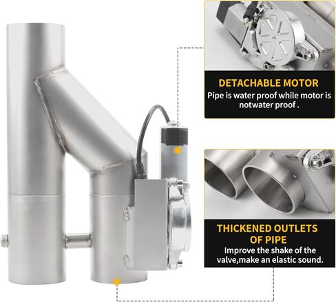 Universal 3 Inch Stainless Steel Exhaust Pipe Kit in Kuwait