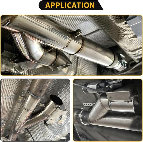 Universal 3 Inch Stainless Steel Exhaust Pipe Kit in Kuwait