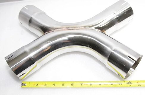 3 بوصة العالمي الفولاذ المقاوم للصدأ أنابيب العادم أنابيب X-Pipe مجموعة أنابيب T304 SS LS محرك مبادلة (3 ") in Kuwait