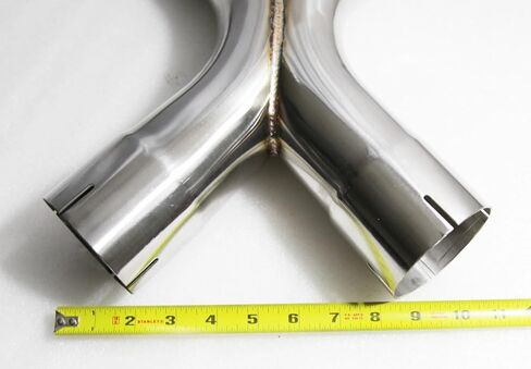 3 بوصة العالمي الفولاذ المقاوم للصدأ أنابيب العادم أنابيب X-Pipe مجموعة أنابيب T304 SS LS محرك مبادلة (3 ") in Kuwait