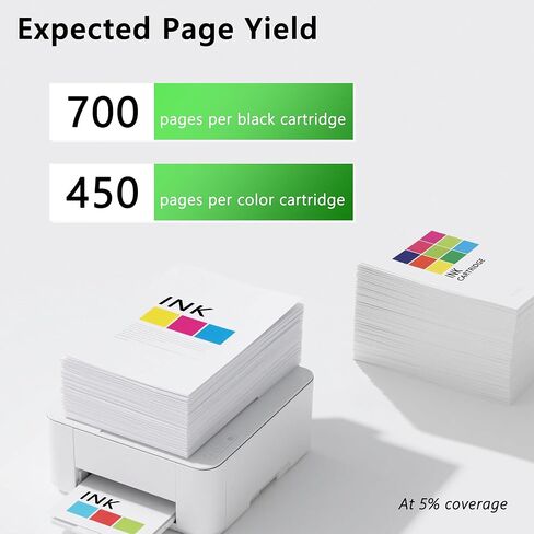 63XL Ink Cartridge Black and Color Combo Pack Replacement for HP Ink 63 XL for Envy 4520 4512 OfficeJet 3830 4650 5258 5255 5200 4655 DeskJet 1112 2130 3630 Printers (2-Pack) in Saudi Arabia