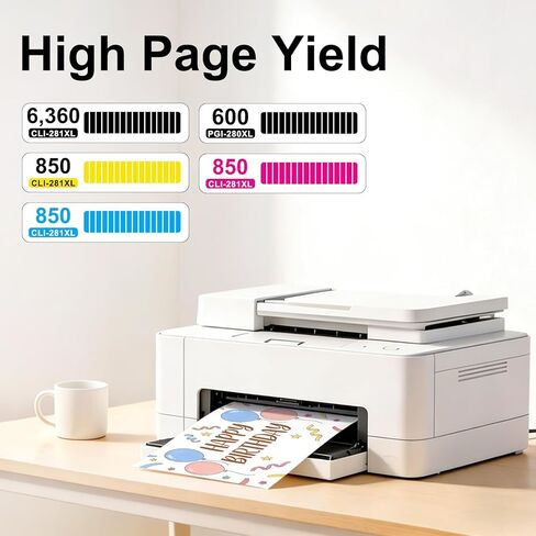 Refillable 280XL 281XL Ink Cartridges Compatible for PIXMA TR8620a TR8620 TS8120 TS8220 TS8320 TS702 TS702a TS6120 TS6220 TS6320 TR7520 TR8520 TS9120 in Saudi Arabia