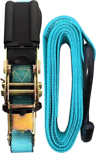 Everest 1" x12' Blue Ratchet 4pk 500lbs WLL - Cargo Straps for Moving Appliances, Lawn Equipment - Motorcycle Tie Downs - Cargo Straps for Trucks in Kuwait