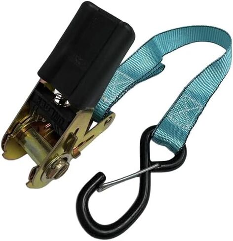 Everest 1" x12' Blue Ratchet 4pk 500lbs WLL - Cargo Straps for Moving Appliances, Lawn Equipment - Motorcycle Tie Downs - Cargo Straps for Trucks in Kuwait