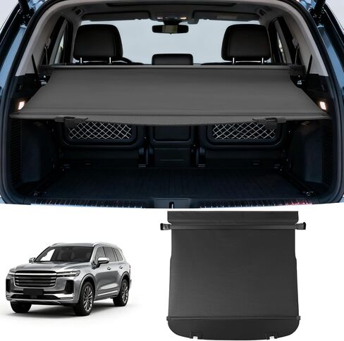 غطاء حقيبة السيارة من الجلد القابل للسحب متوافق مع Honda CR-V 2023-2025 2026 (يشمل الهجين) ودرع حماية الخصوصية لتخزين الأمتعة in Kuwait
