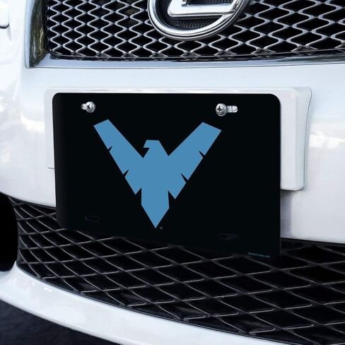 الرسومات والمزيد شعار باتمان Nightwing الجدة المعدنية الغرور لوحة ترخيص العلامة in Kuwait