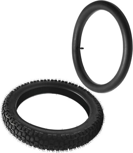 18x2.50 (64-355) Motorcycle Tire & Inner Tube Set – Heavy Duty Off-Road Replacement Tire for BMX, E-Bike, Scooter, Mountain Bike, Tricycle – High Traction Rubber Tire (1 Set) in Kuwait