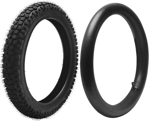 18x2.50 (64-355) Motorcycle Tire & Inner Tube Set – Heavy Duty Off-Road Replacement Tire for BMX, E-Bike, Scooter, Mountain Bike, Tricycle – High Traction Rubber Tire (1 Set) in Kuwait