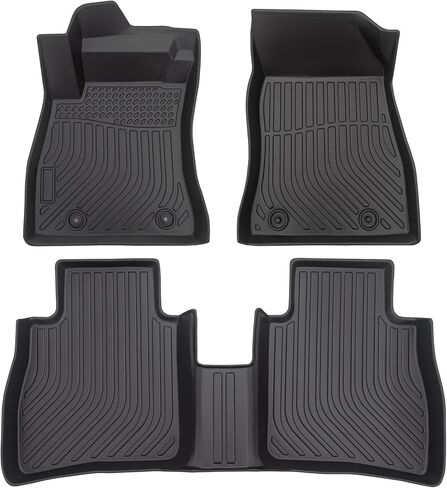 JIAHE Auto Car Floor Mats for Nissan Sentra 2014-2019,All-Weather Black TPE Rubber Liners Front & Rear, Heavy Duty Custom Fit Full Set Car Accessories in Saudi Arabia