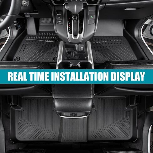 JIAHE Auto Car Floor Mats for Nissan Sentra 2014-2019,All-Weather Black TPE Rubber Liners Front & Rear, Heavy Duty Custom Fit Full Set Car Accessories in Saudi Arabia