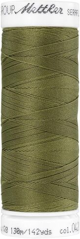 Mettler Seraflex Elastic Thread 50wt 142yd-Olive Drab -7840-420 in Kuwait