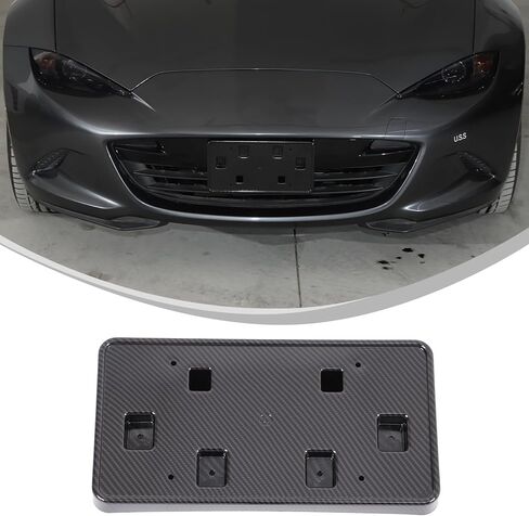 License Plate Frame Bracket Compatible with Mazda Miata MX-5 ND 2016-2025,ABS Tag Frame Front Bumper License Plate Holder Mount Adapter Relocation Kit Accessories 1PCS in Kuwait